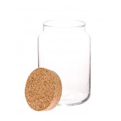 Słoik 1000 ml z korkiem naturalnym